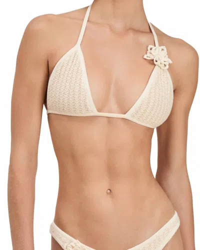 Devon Windsor Nash Top In Oatmilk In Multi