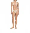 Devon Windsor Nash Triangle Bikini Top In Oat Milk In Neutral