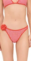 Devon Windsor Neo Crochet Bikini Bottoms Valentine In Valentine