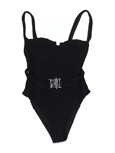 Pre-owned Devon Windsor One Piece Swimsuit In Black