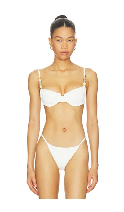 Devon Windsor Poppy Top In White