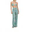 Devon Windsor Preston Pant In Watercolor In Green