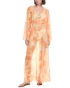 Devon Windsor Quincy Maxi Dress In Yellow