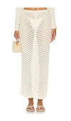 Devon Windsor Rafaella Skirt In 黄油色