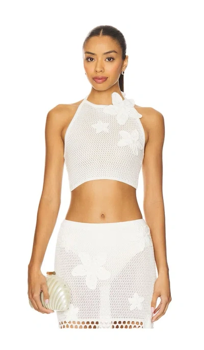 Devon Windsor Rammy Top In White