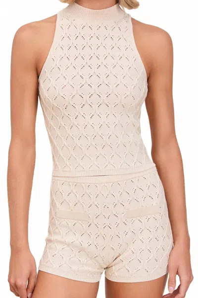 Devon Windsor Renatta Top In Pebble In Neutral