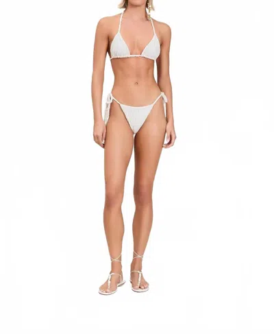 Devon Windsor Rosalee Bikini Bottom In Ecru In White
