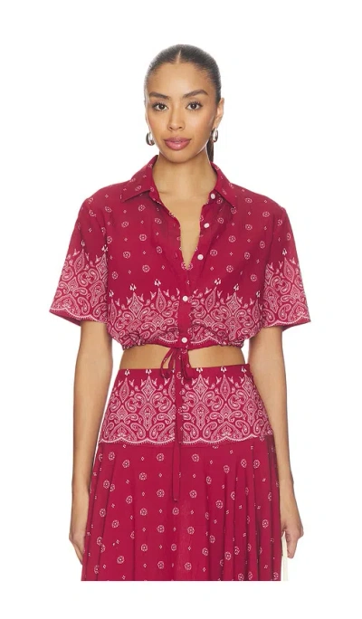Devon Windsor Rosie Top In Red