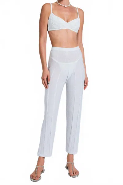 Devon Windsor Sadie Pant In Silver In Blue