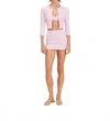 Devon Windsor Sasha Jacket In Pink Swirl In Pink