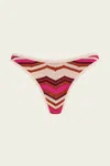 Devon Windsor Shayla Bikini Bottom In Berry In Multi