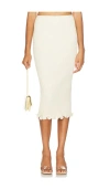 Devon Windsor Sloane Skirt In Tan