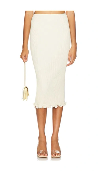 Devon Windsor Sloane Skirt In Tan
