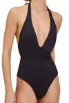 Devon Windsor Spencer Full One-piece Swimsuit In Black In Black