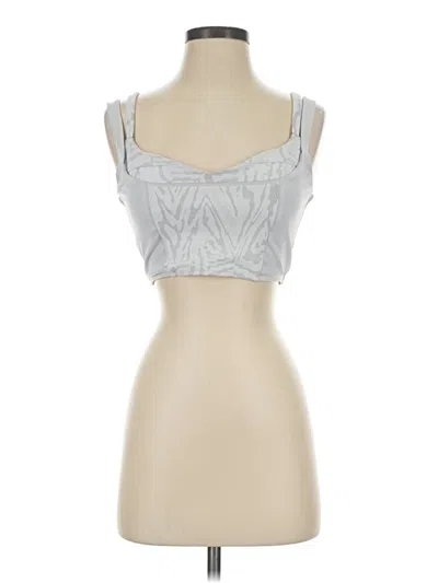 Pre-owned Devon Windsor Sports Bra In Silver