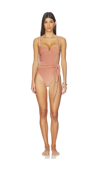 Devon Windsor Stephanie Full-piece In Pink