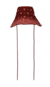 Devon Windsor Sun Hat In Burgundy