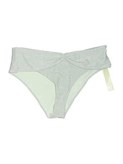 Pre-owned Devon Windsor Swimsuit Bottoms In Silver