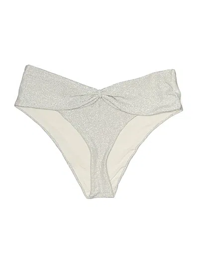 Pre-owned Devon Windsor Swimsuit Bottoms In Silver