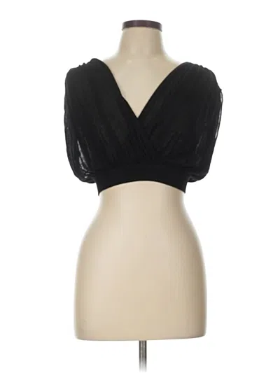 Pre-owned Devon Windsor Swimsuit Cover Up In Black