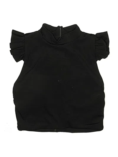 Pre-owned Devon Windsor Swimsuit Top Black Swimwear
