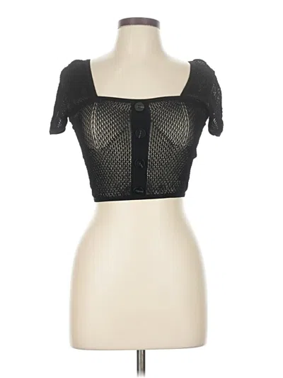 Pre-owned Devon Windsor Tube Top Black Sweetheart Neckline Tops