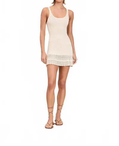 Devon Windsor Willamina Dress In Vanilla In Neutral