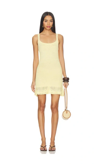 Devon Windsor Willamina Dress In Yellow