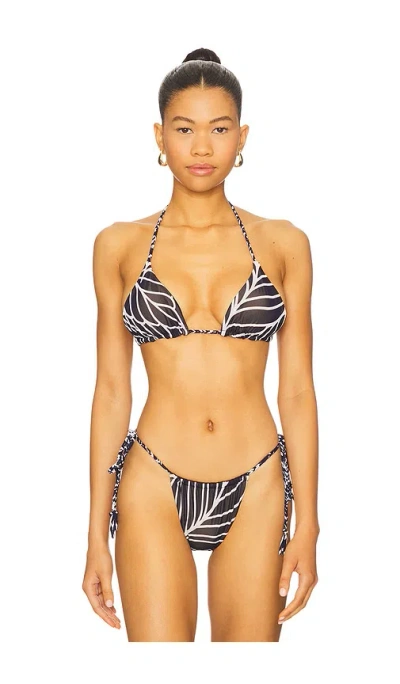 Devon Windsor Winona Bikini Top In Blue