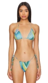 Devon Windsor Winona Bikini Top In Marine
