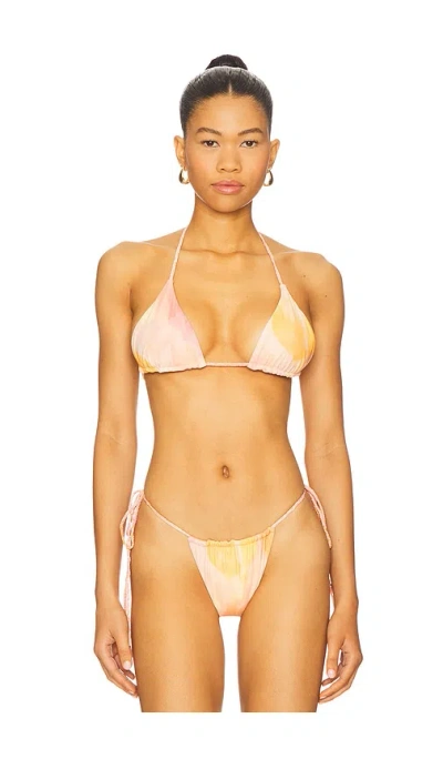 Devon Windsor Winona Bikini Top In Multi
