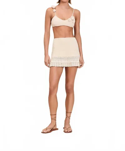 Devon Windsor Wrenn Skirt In Vanilla In Neutral