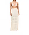 Devon Windsor Wynne Skirt In Opal In White