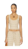 Devon Windsor X Revolve Felina Top In Neutral