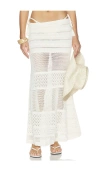 Devon Windsor Yasmin Skirt In White