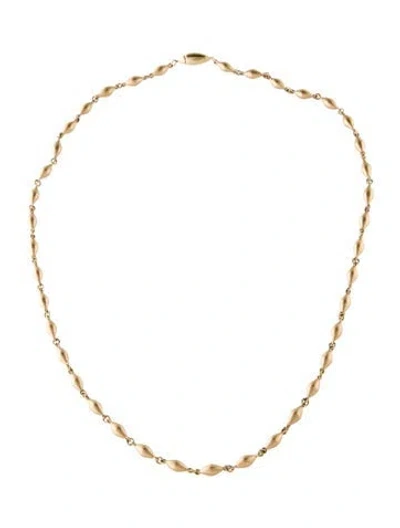 Pre-owned Devon Woodhill 14k 'lilian' Chain Necklace, 20" In Multi