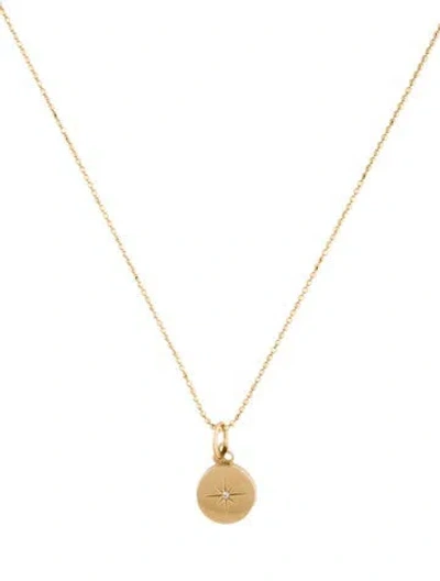 Pre-owned Devon Woodhill 18k Diamond Locket Pendant Necklace, 16" In Multicolor
