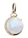 Devon Woodhill 18k Yellow Gold Moonstone And Diamond Charm In Gold