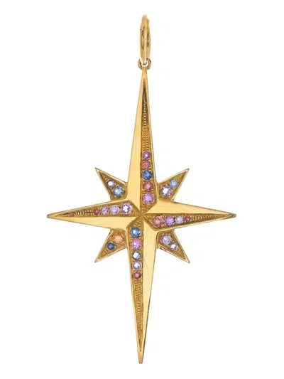 Devon Woodhill 18k Yellow Gold Stellar Sapphire Necklace