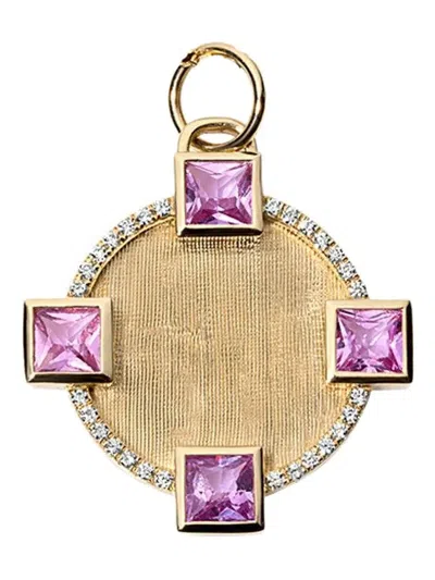 Devon Woodhill 18kt Yellow Gold Club Sapphire Necklace