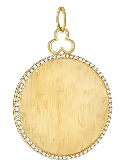 Devon Woodhill Diamond Circle Pendent In Gold