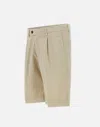 Devore Pleated Shorts