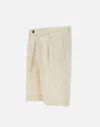 Devore Pleated Tailored Shorts