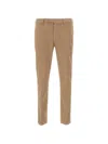 Devore Beige Trousers In Brown