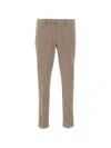 Devore Beige Trousers In Brown