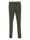 Devore Belt-loops Chinos In Green