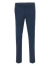 Devore Belt-loops Trousers In Blue