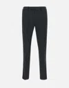 DEVORE DEVORE' BLACK SLIM FIT TROUSERS