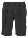Devore Cargo-pockets Shorts In Black