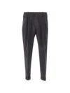 Devore Corduroy Trousers In Gray
